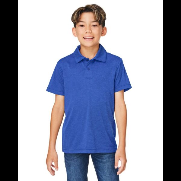 Youth Zone Sonic Heather Performance Polo Thumbnail