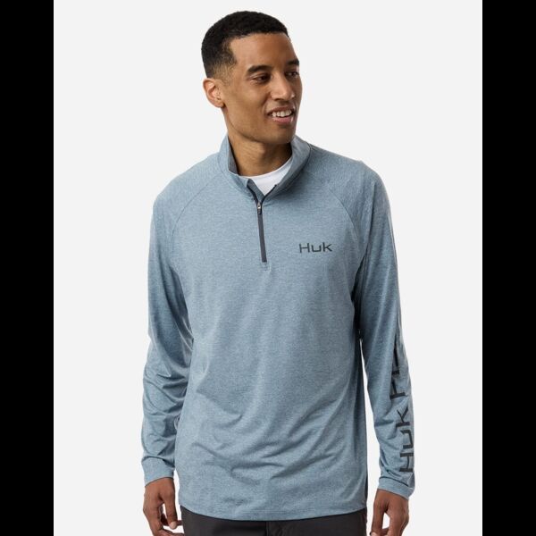 Men's Airweight Heather Quarter-Zip Pullover Thumbnail