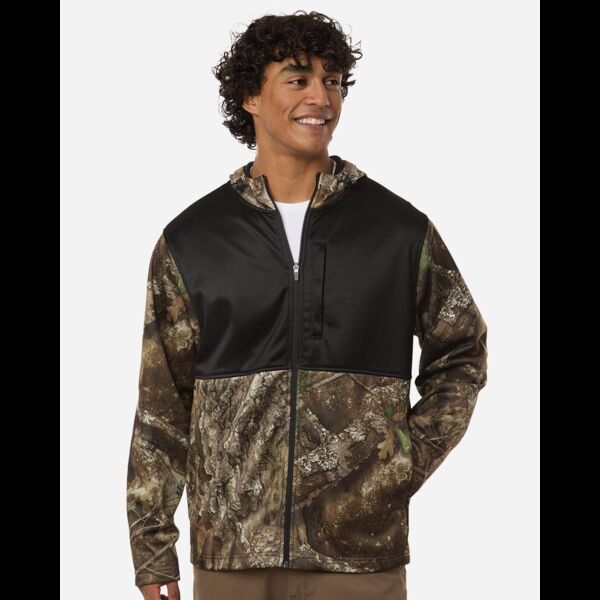 Unisex Realtree® Performance Colorblocked Full-Zip Hooded Sweatshirt Thumbnail
