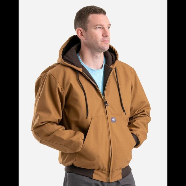 Men's Tall Highland Washed Cotton Duck Hooded Jacket Thumbnail