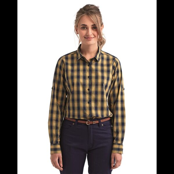 Women's Mulligan Check Cotton Dress Shirt Thumbnail