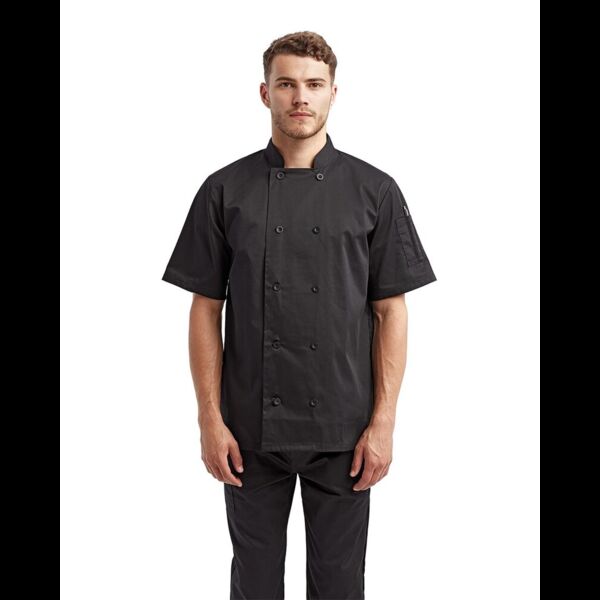 Unisex Short Sleeve Recycled Chef Coat Thumbnail
