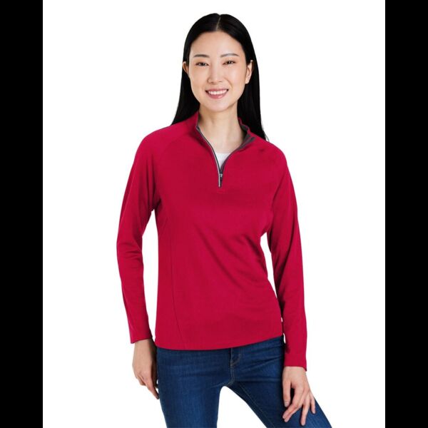 Women's Origin Performance Pique Quarter-Zip Pullover Thumbnail