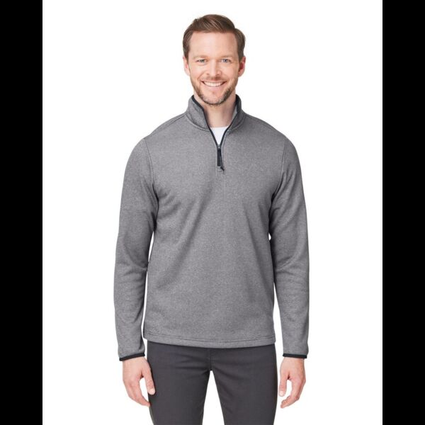 Men's Venture Heathered Stripe Quarter-Zip Pullover Thumbnail