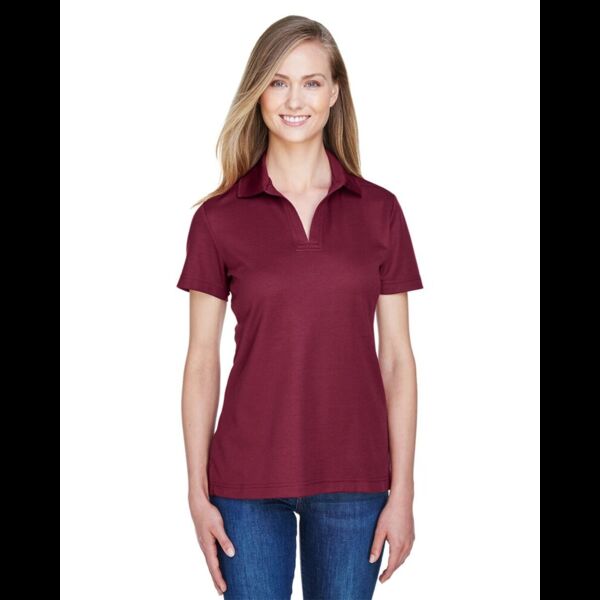 Women's CrownLux Performance® Plaited Polo Thumbnail