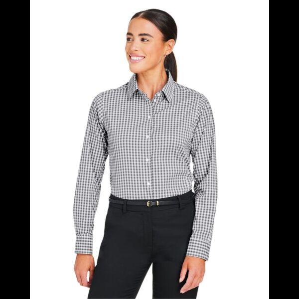 Women's CrownLux Performance® Gingham Dress Shirt Thumbnail
