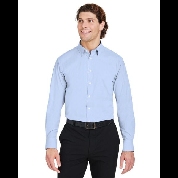 Men's CrownLux Performance® Microstripe Dress Shirt Thumbnail