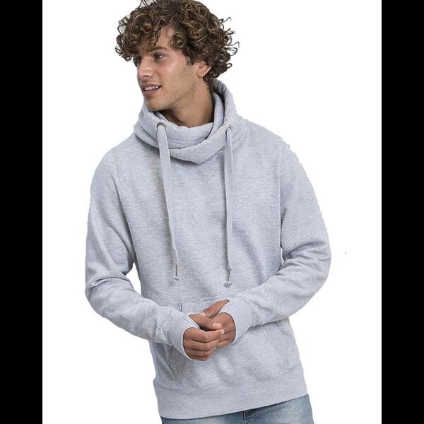 Unisex Cross Neck Hooded Sweatshirt Thumbnail