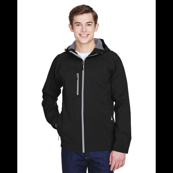 Men's Prospect Two-Layer Fleece Bonded Soft Shell Hooded Jacket Thumbnail