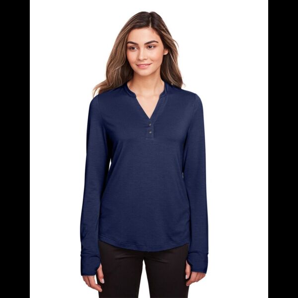 Women's JAQ Stretch Performance V-Neck Snap Pullover Thumbnail