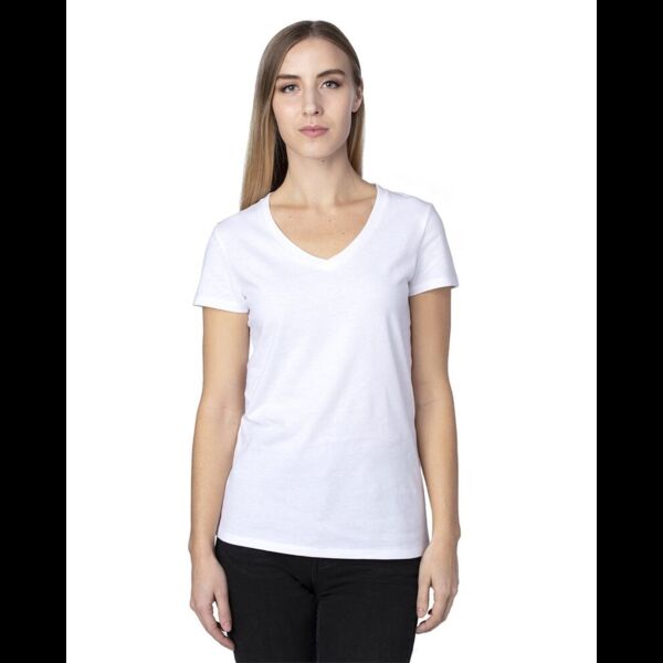 Women's Ultimate CVC V-Neck T-Shirt Thumbnail