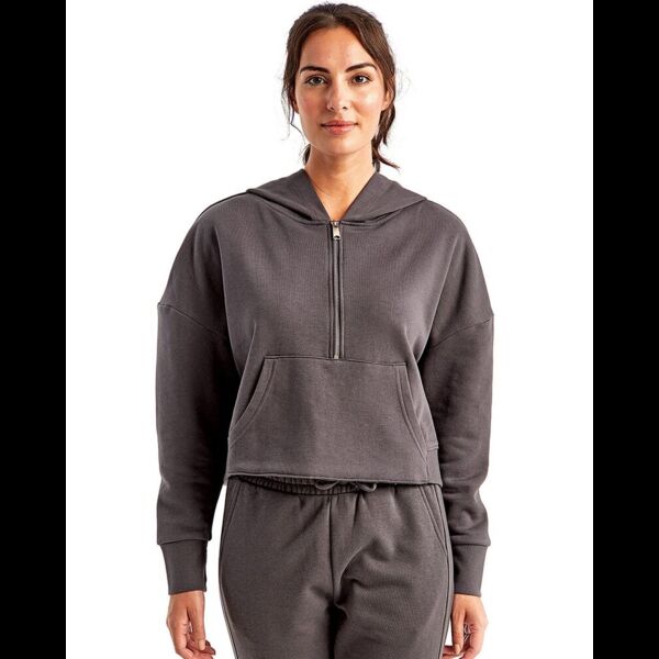 Women's Alice Half-Zip Hooded Sweatshirt Thumbnail