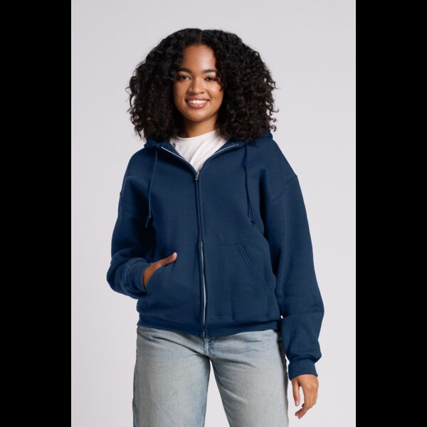 Rugged Unisex Full Zip Hooded Sweatshirt Thumbnail