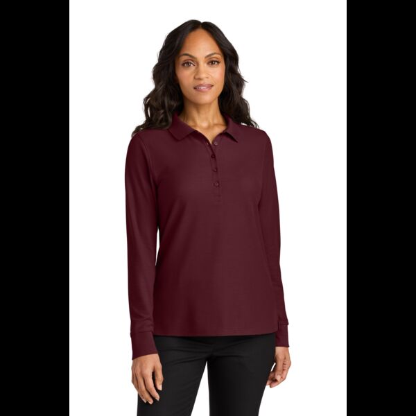 Women's Wearever Signature Pique Long Sleeve Polo Thumbnail