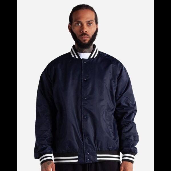 Unisex Collared Varsity Jacket Thumbnail