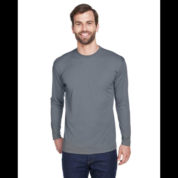 Men's Cool & Dry Sport Long Sleeve Performance Interlock T-Shirt Thumbnail