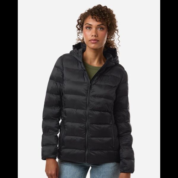 Women's Lightweight Poly-filled Hooded Puffer Jacket Thumbnail