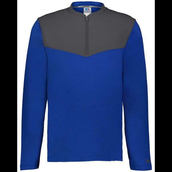 Unisex Sideline Grid Fleece Quarter-Zip Pullover Thumbnail