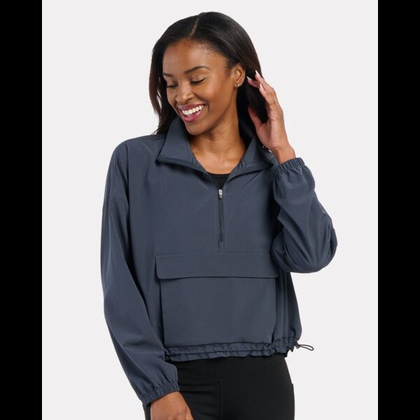 Women's Stretch Woven Quarter-Zip Pullover Thumbnail