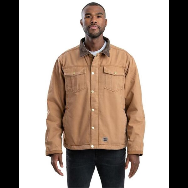 Men's Vintage Washed Sherpa-Lined Work Jacket Thumbnail