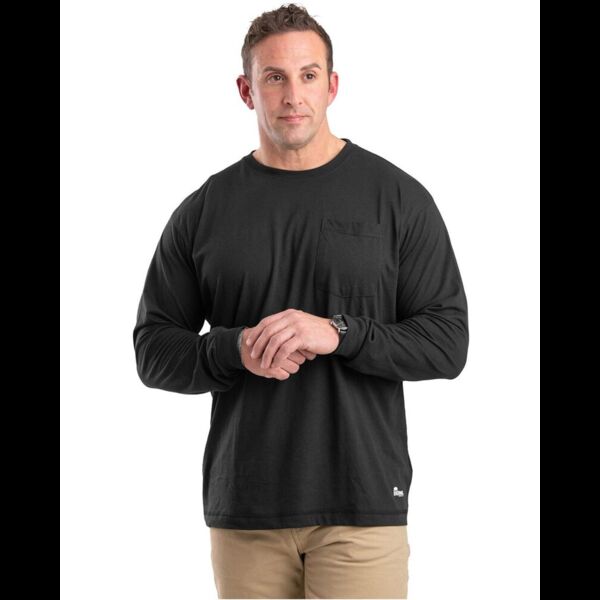 Men's Tall Performance Long Sleeve Pocket T-Shirt Thumbnail