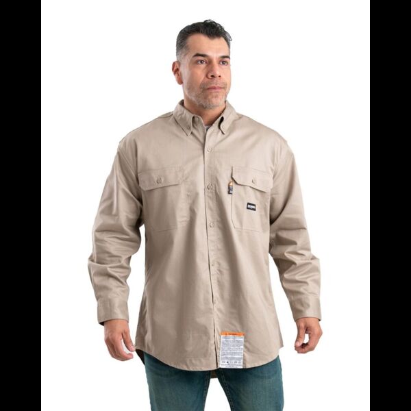 Men's Tall Flame-Resistant Button Down Work Shirt Thumbnail