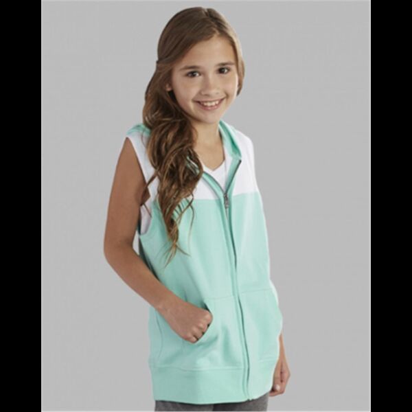 Youth Sleeveless Hooded Sweatshirt Thumbnail