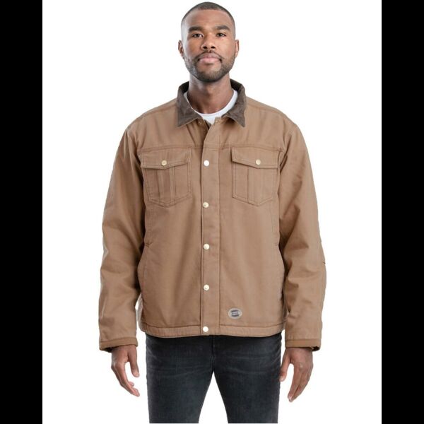 Men's Tall Vintage Washed Sherpa-Lined Work Jacket Thumbnail