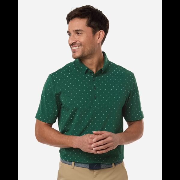Men's Ultimate365 Micro Print Polo Thumbnail