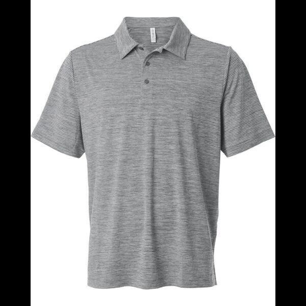 Men's Relay Heathered Stripe Polo Thumbnail