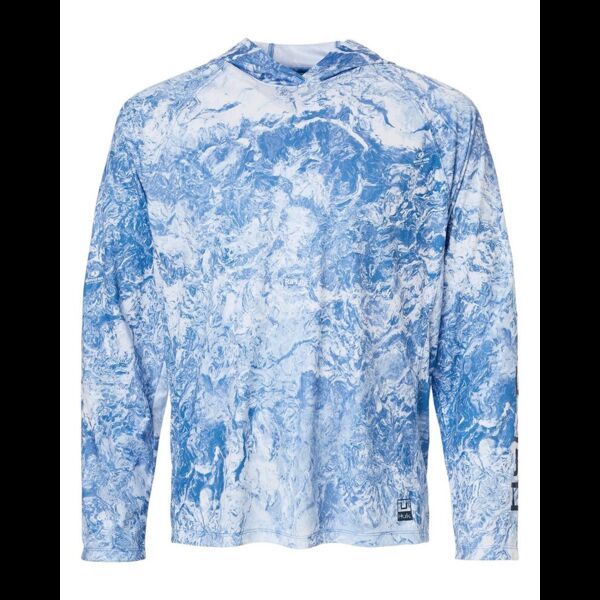 Men's Pursuit Mossy Oak Printed Hooded Long Sleeve T-Shirt Thumbnail