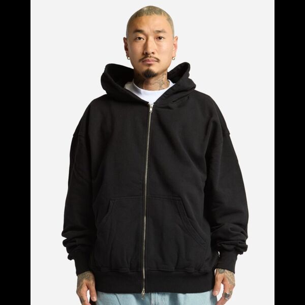 Unisex Max Heavy Fleece Garment-Dyed Full-Zip Hooded Sweatshirt Thumbnail