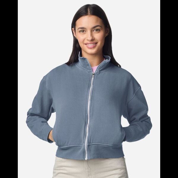 Women's Garment-Dyed Full-Zip Jacket Thumbnail