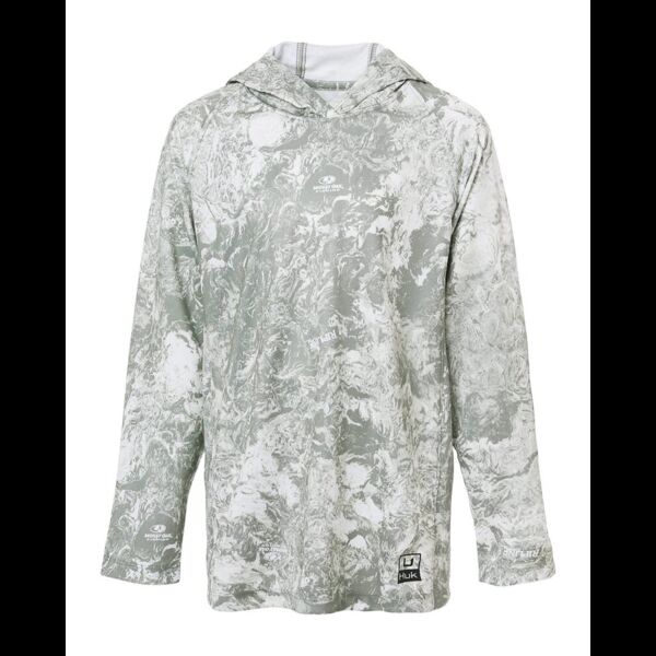 Youth Pursuit Mossy Oak Printed Hooded Long Sleeve T-Shirt Thumbnail