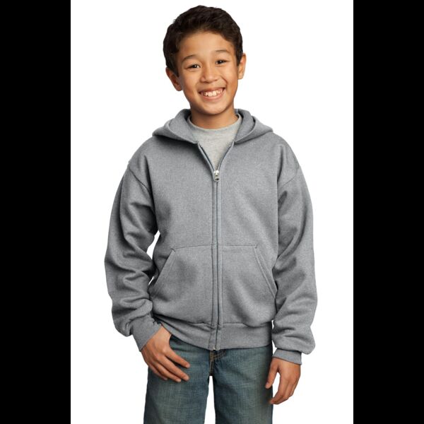 Youth Core Fleece Full Zip Hooded Sweatshirt Thumbnail