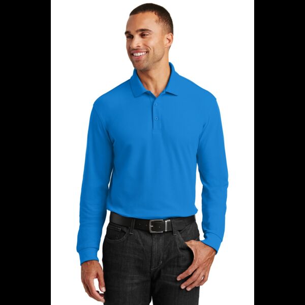 Long Sleeve Core Classic Pique Polo Thumbnail
